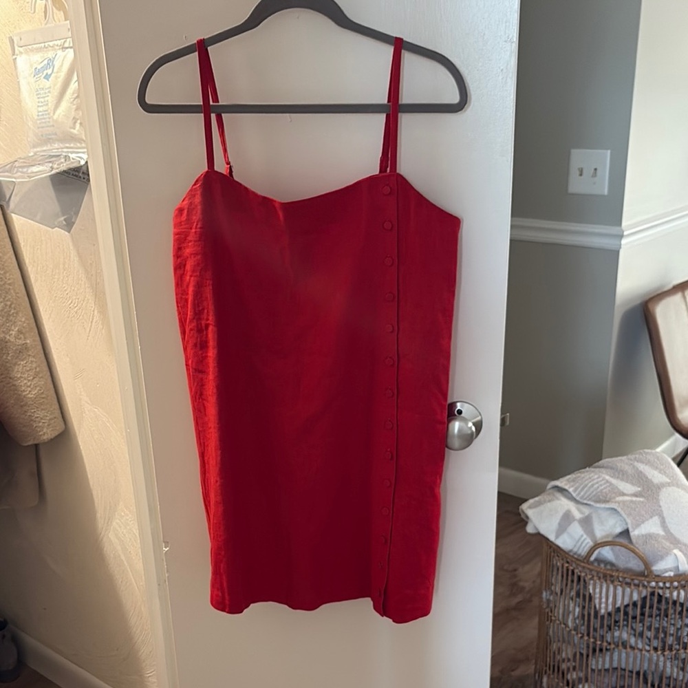 Abercrombie & Fitch Red Skort Dress